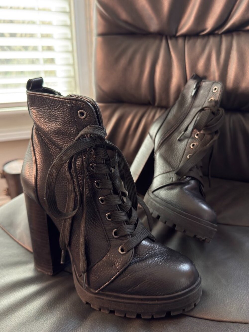 Steve Madden Laurie Combat Boots